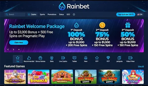 Rainbet kripto ödemeleri